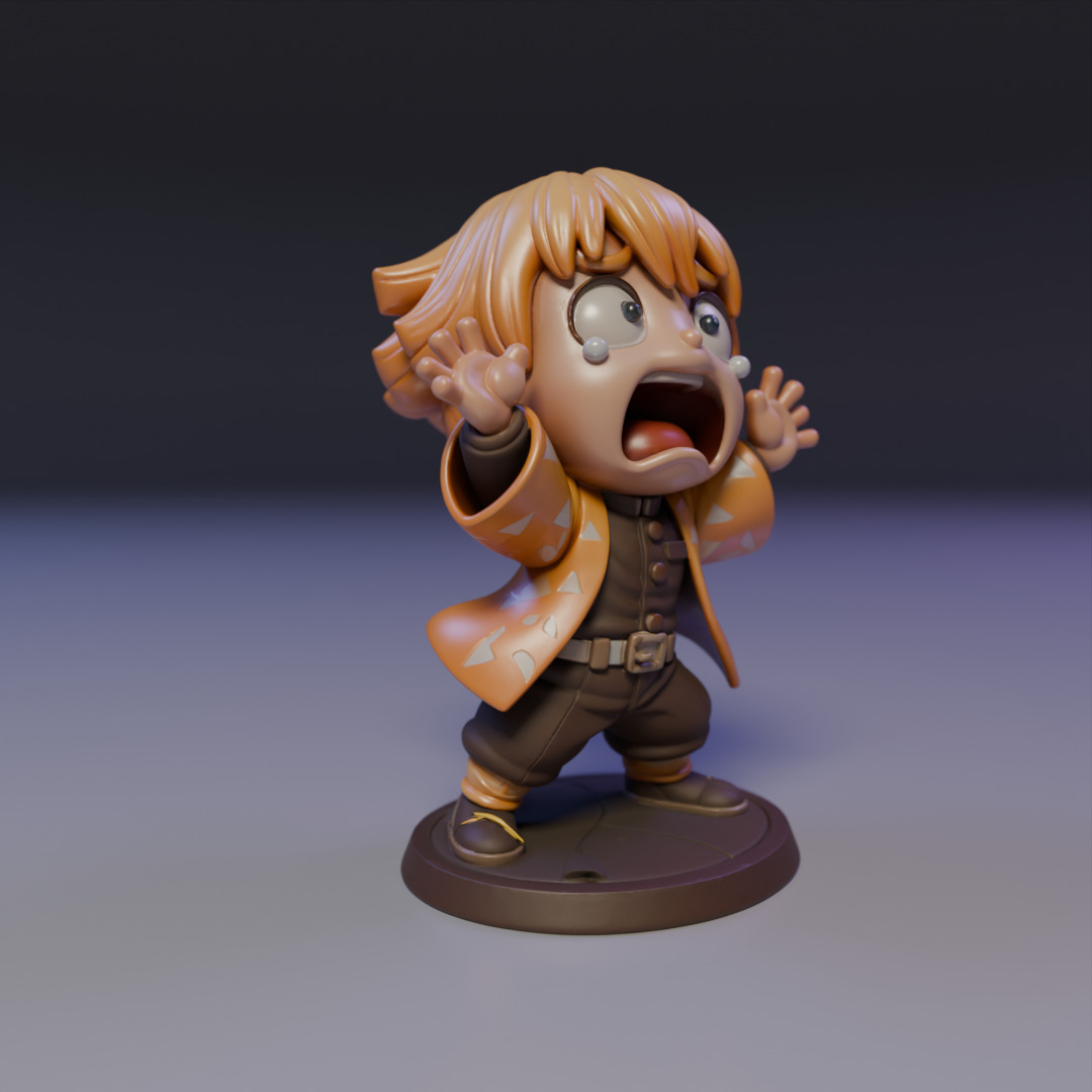 Zenitsu Agatsuma  3D print model_8