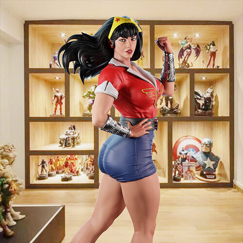 Bombshell Wonder Woman 3D print model