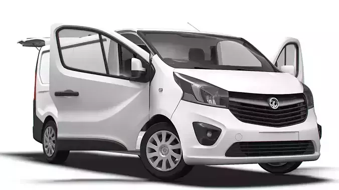 Vauxhall Vivaro Van L2H1 Tailgate HQInterior 2019 3D model