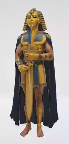 Egyptian Pharaoh Tutankhamun-warrior 3D print model