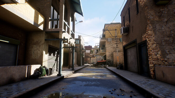 Middle East Low-poly 3D model 2
