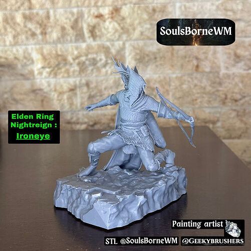 Elden Ring Nightreign Ironeye 3D print model