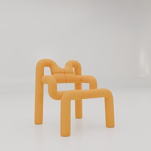 Ekstrem lounge chair 3D model