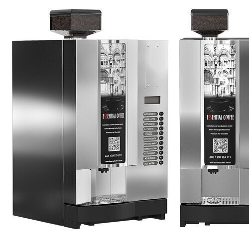 Platinum Evolution Coffee Machine 3D model