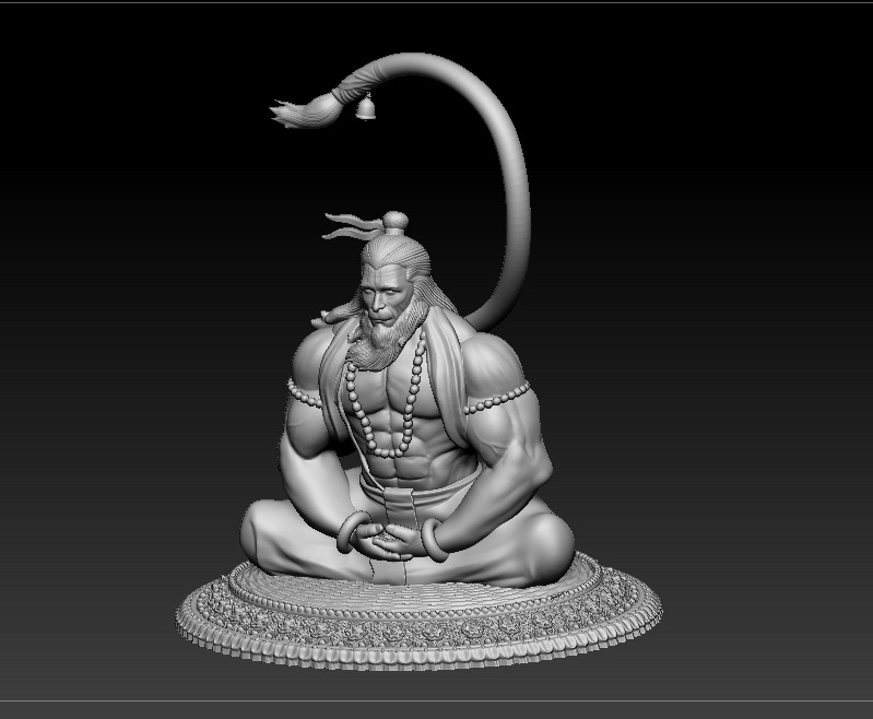 Hanuman 3D print model 3D print model_24