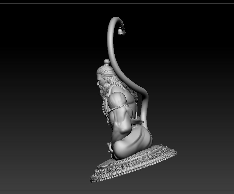 Hanuman 3D print model 3D print model_22
