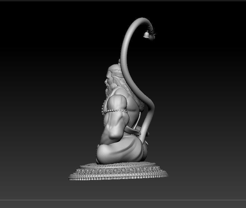Hanuman 3D print model 3D print model_30