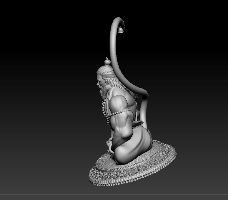 Hanuman 3D print model 3D print model_6