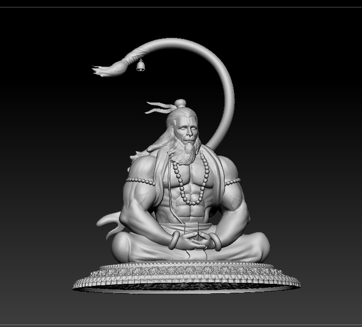 Hanuman 3D print model 3D print model_4
