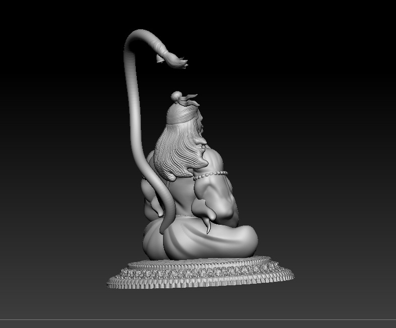 Hanuman 3D print model 3D print model_11