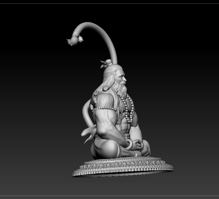 Hanuman 3D print model 3D print model_20