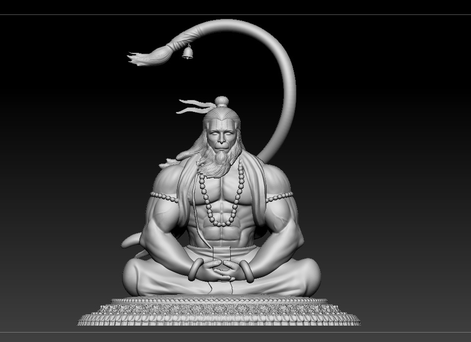 Hanuman 3D print model 3D print model_7
