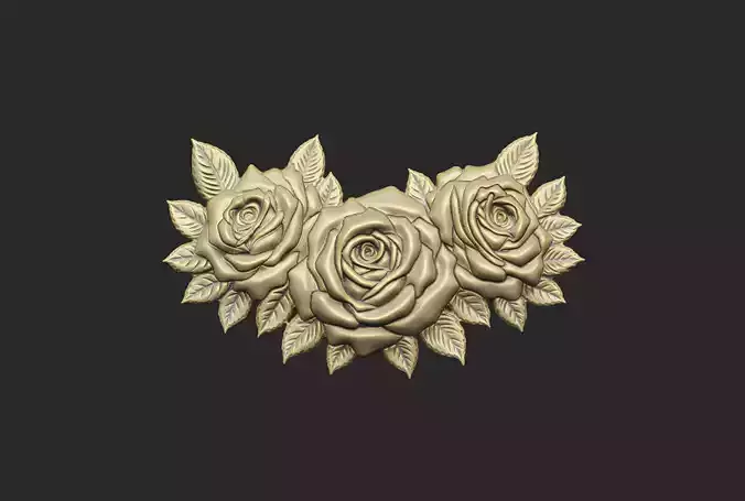 ornate vintage rose Victorian baroque luxury detail design