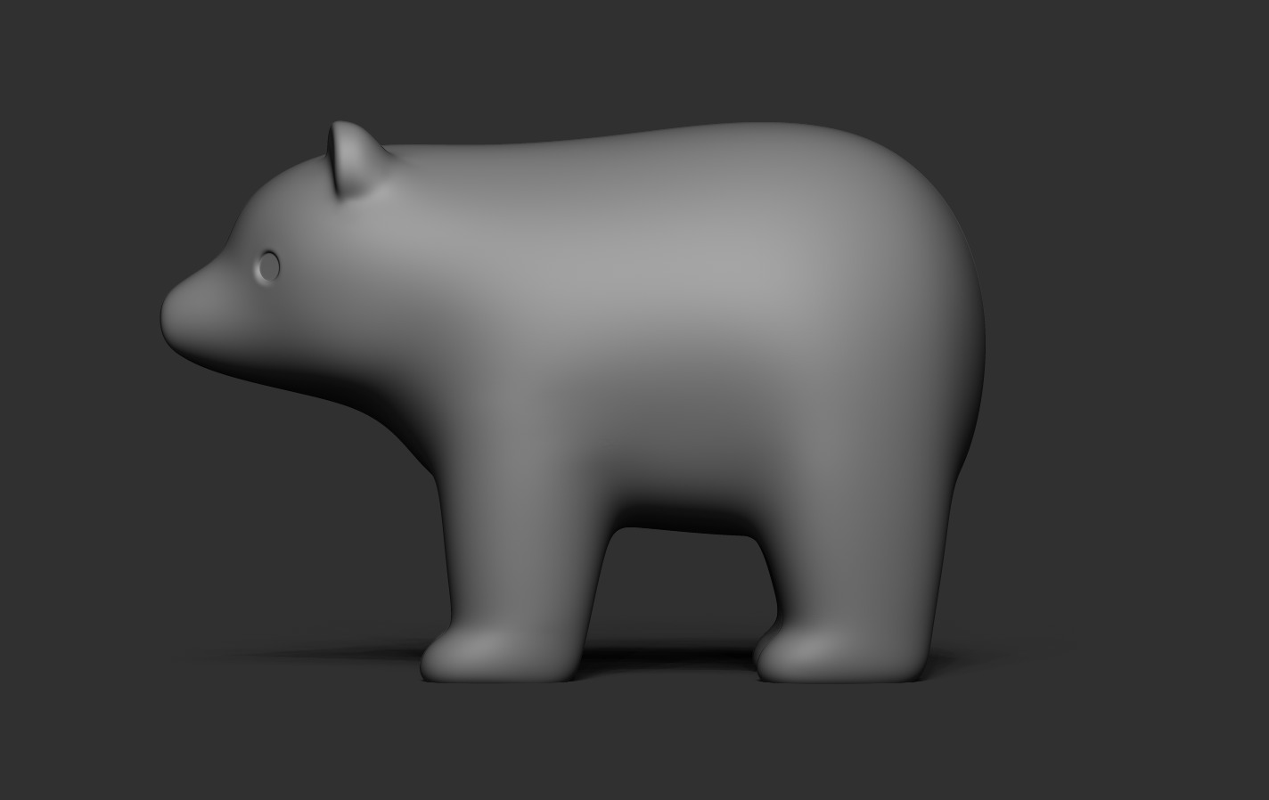 Bear Decoration 3D print model_9