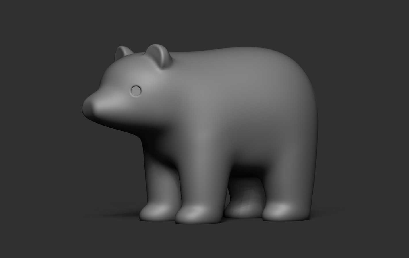 Bear Decoration 3D print model_10