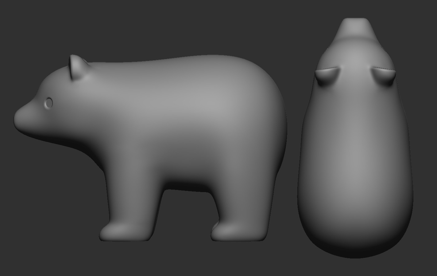 Bear Decoration 3D print model_17