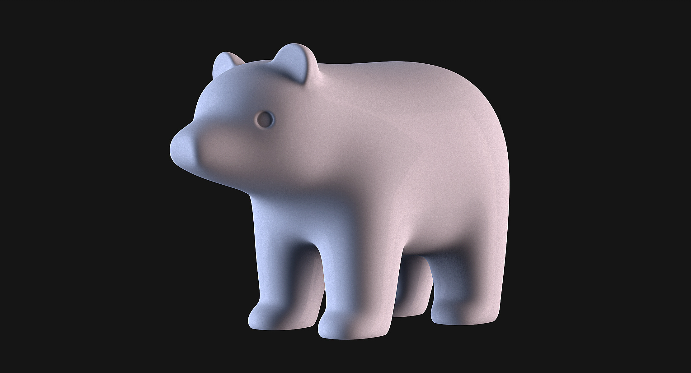 Bear Decoration 3D print model_2