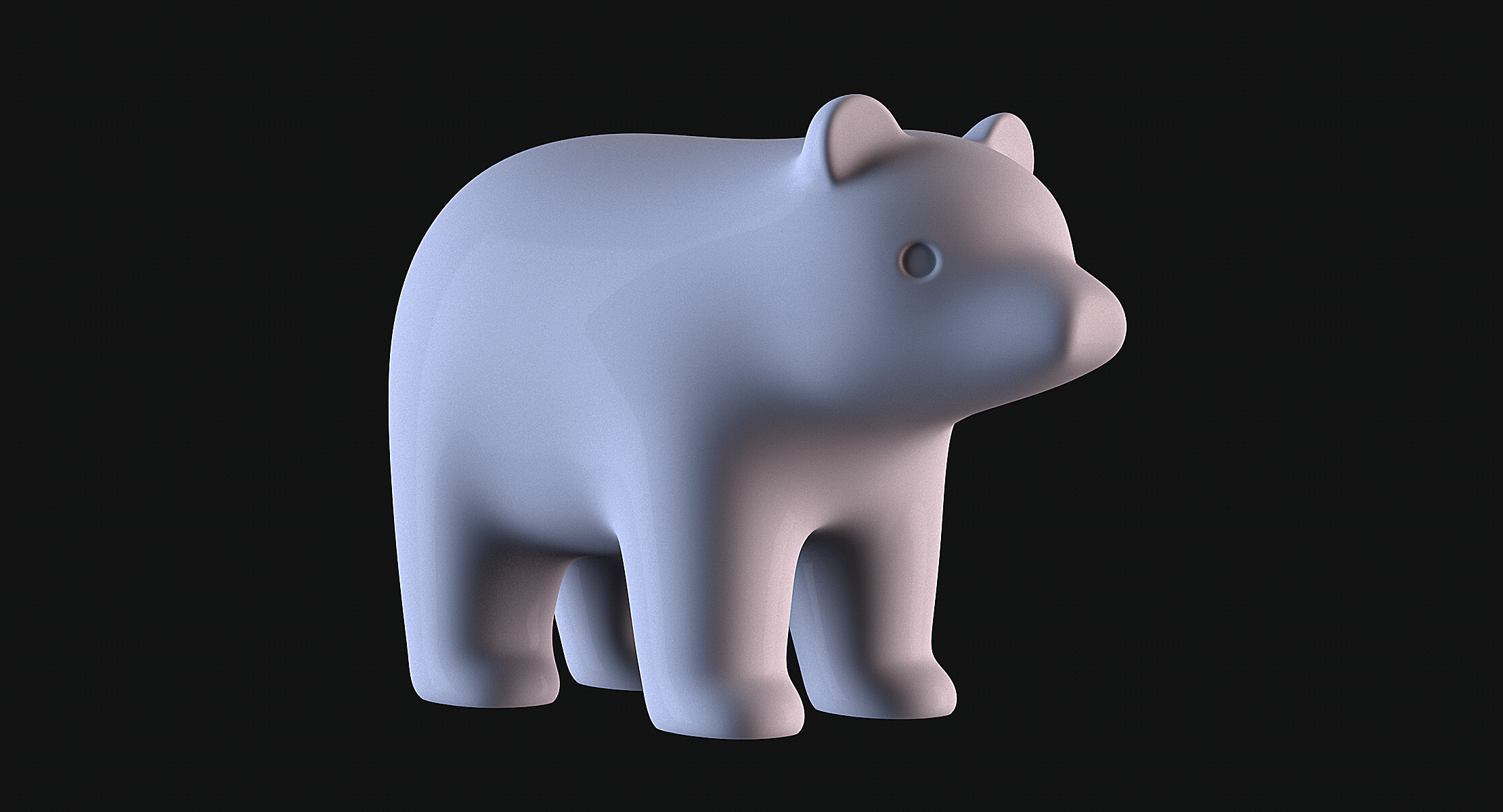 Bear Decoration 3D print model_4