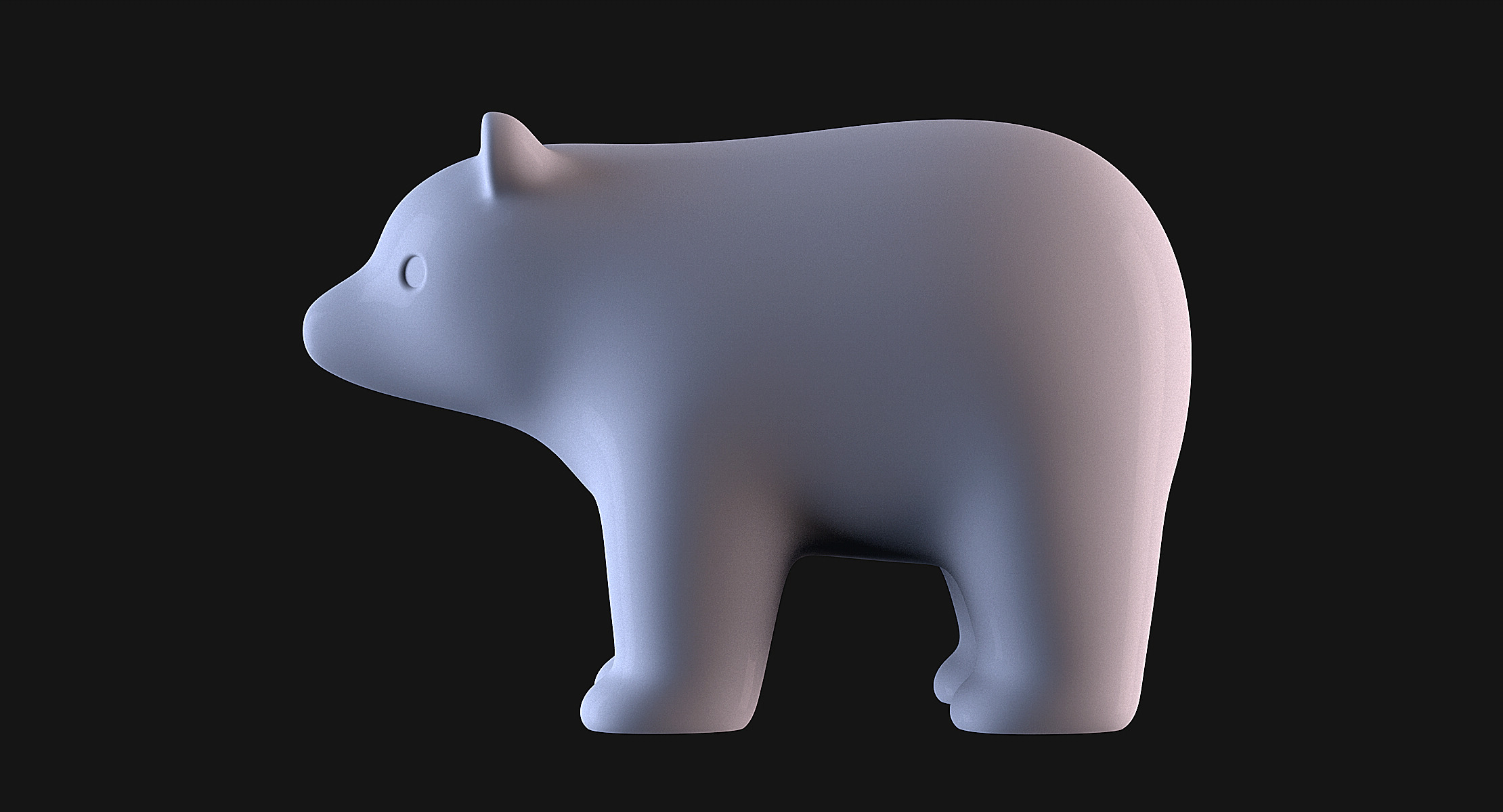 Bear Decoration 3D print model_1