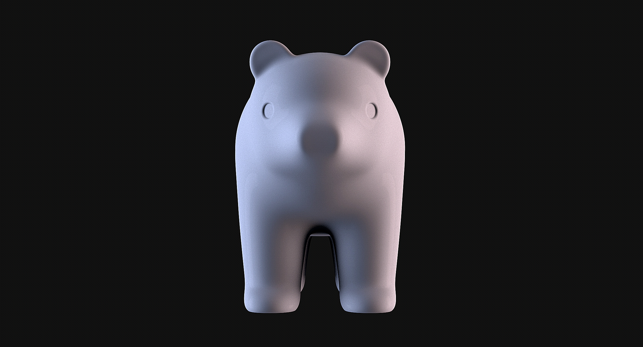 Bear Decoration 3D print model_3