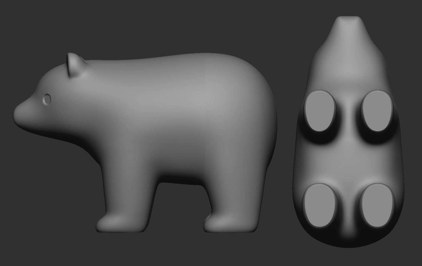 Bear Decoration 3D print model_18