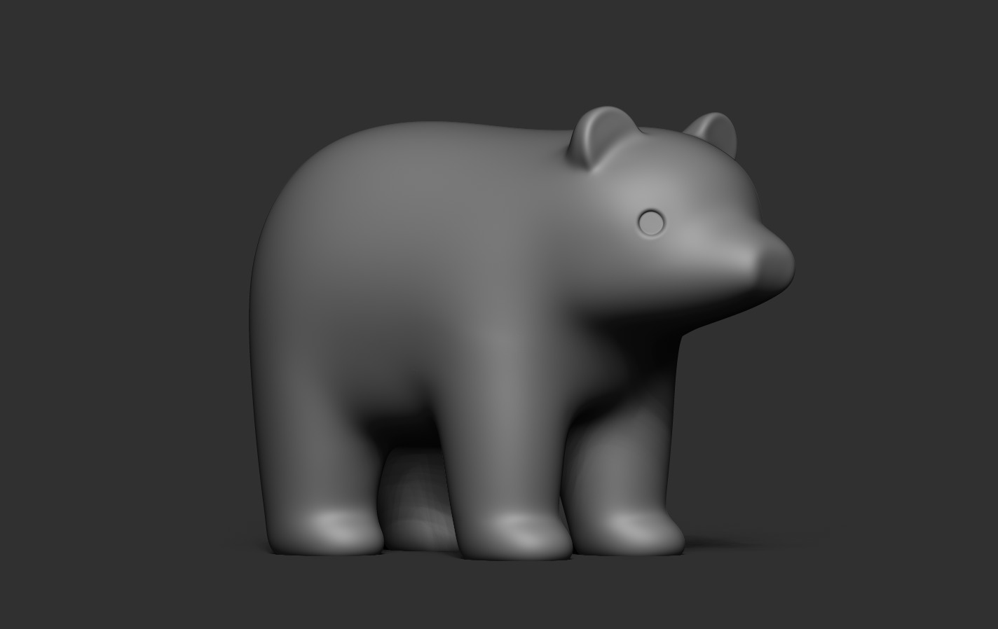 Bear Decoration 3D print model_12