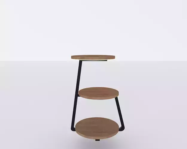 Modern 3-Tier Nightstand