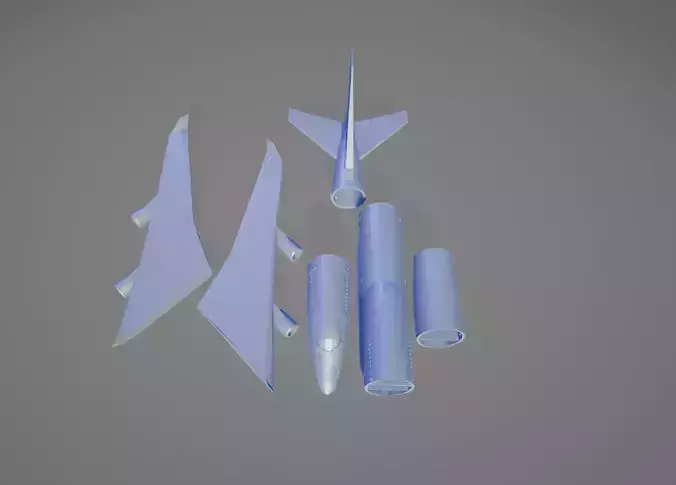 3D Printable Modular Wide-Body Commercial Aircraft 