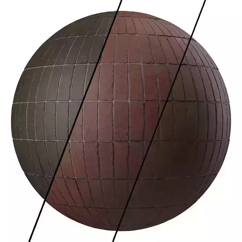 Brick Wall Materials 36- Brick Tiles By Sbsar - Pbr 4k Seamless