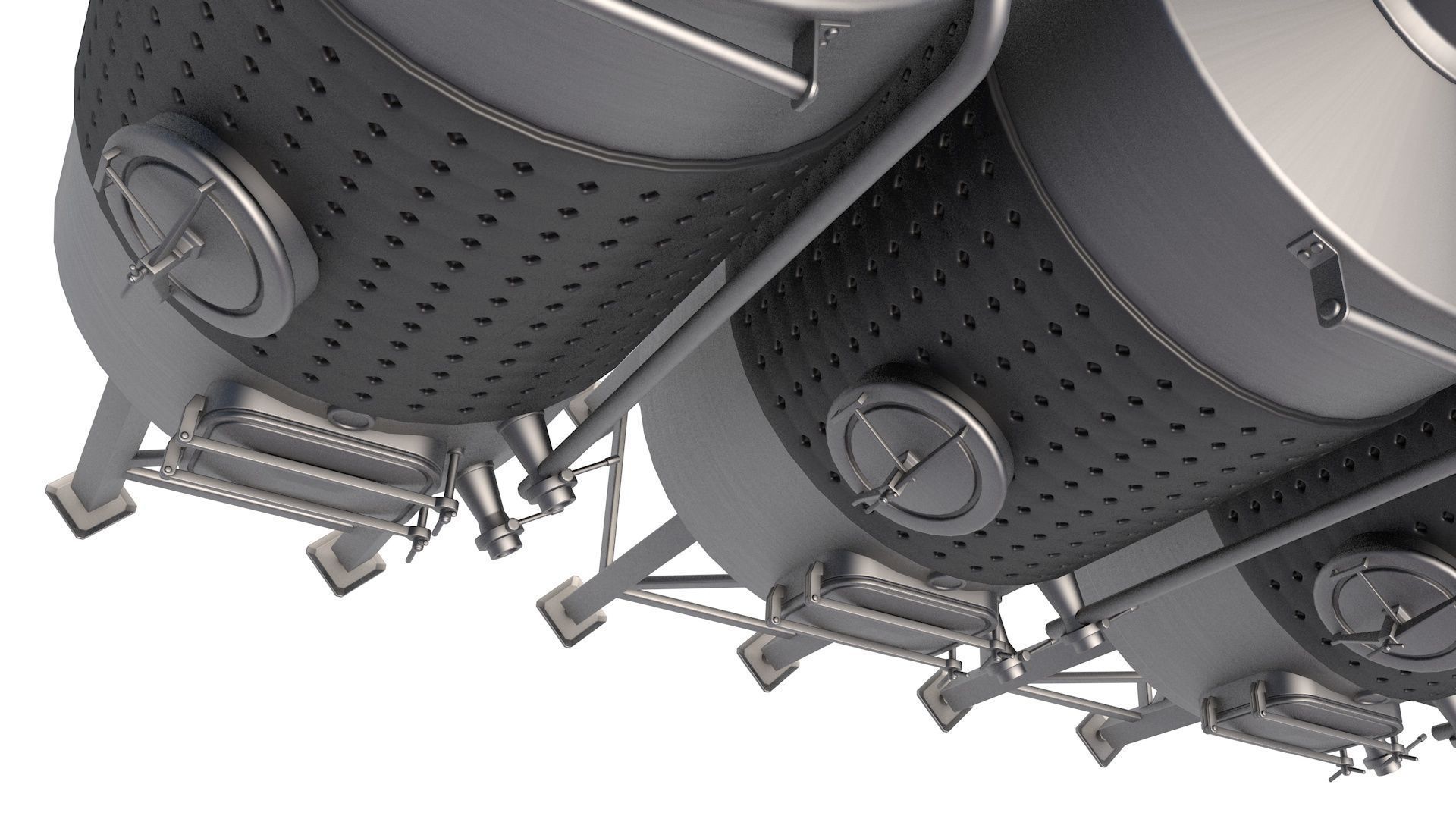 Steel Wine Tanks 3D model_4