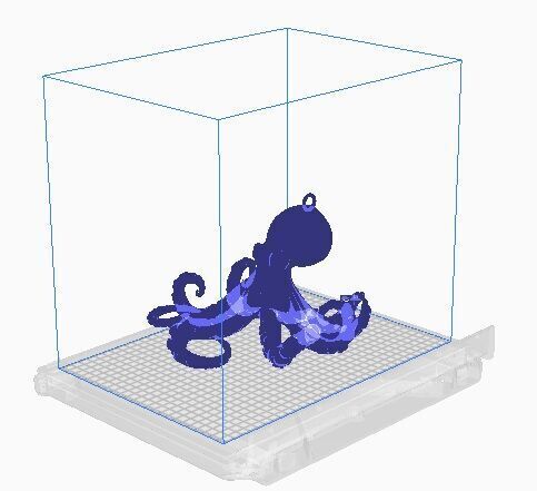 octopus pendant 3D print model_6