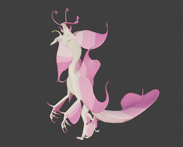 Orchid monster 3D model