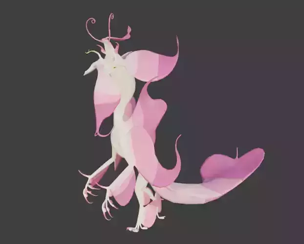 Orchid monster 3D model