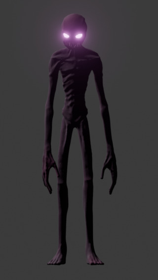 Realistic Enderman 3D model_2