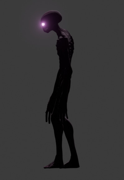 Realistic Enderman 3D model_1
