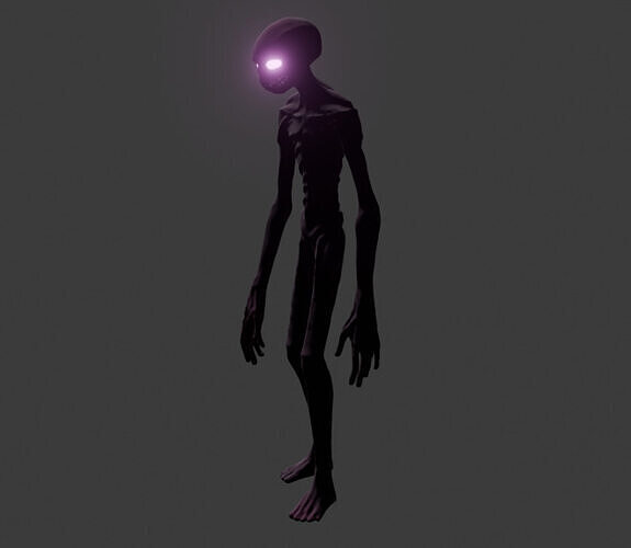Realistic Enderman 3D model