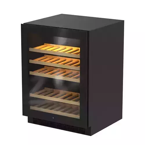 50-Bottle Single-Zone Wine Cabinet 3D model
