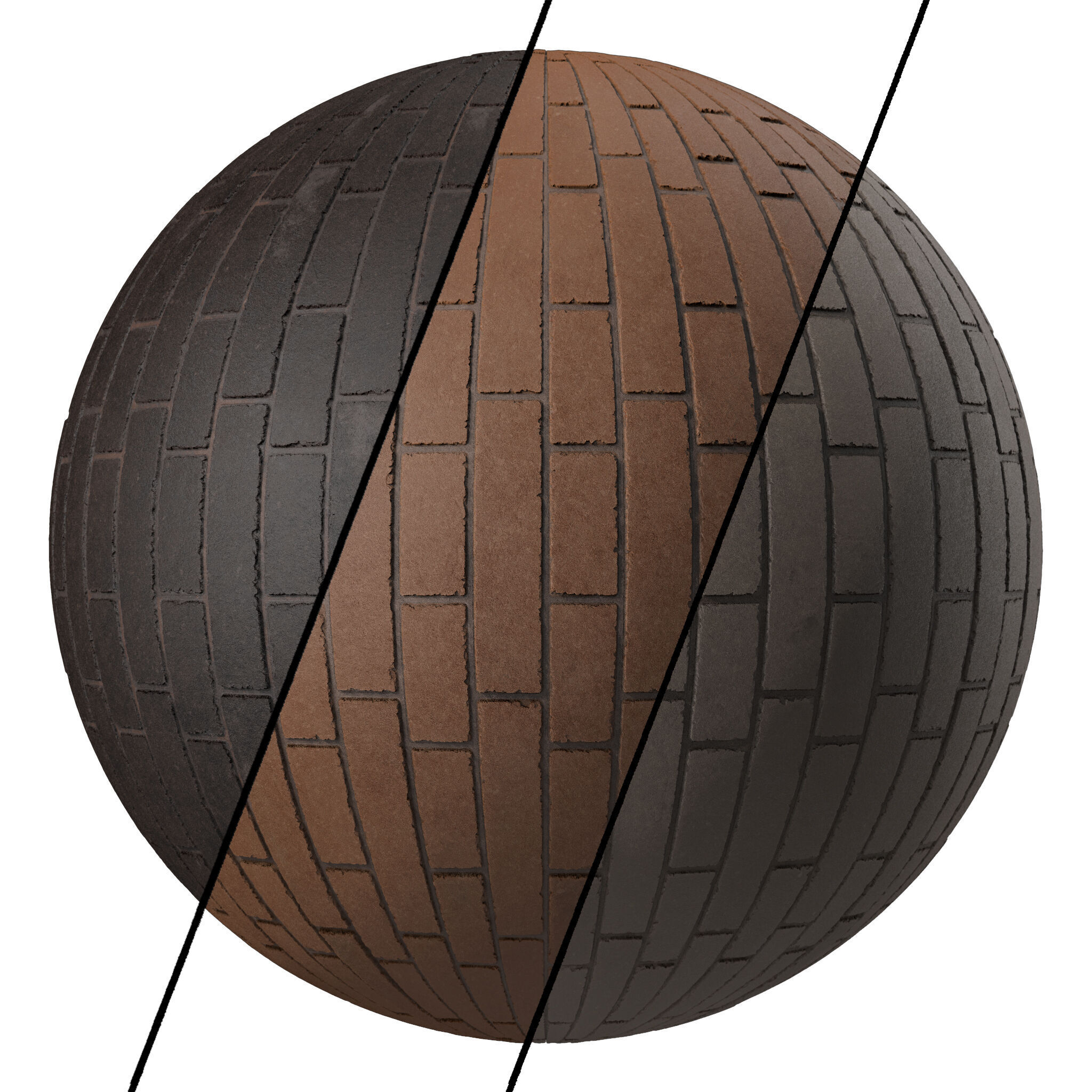 Brick Wall Materials 38- Brick Tiles By Sbsar - Pbr 4k Seamless Texture_1