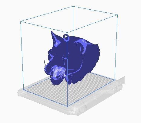 panther head 3D print model_8