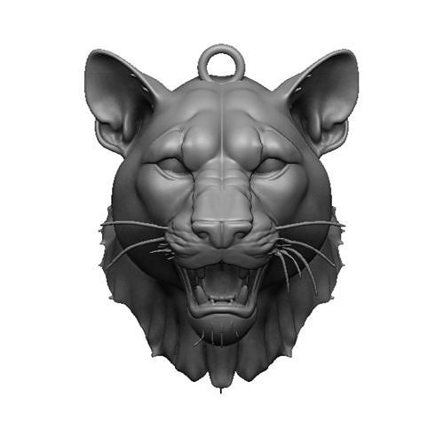panther head 3D print model