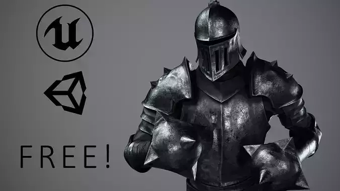 Iron Juggernaut Game Ready FREE Free low-poly 3D model