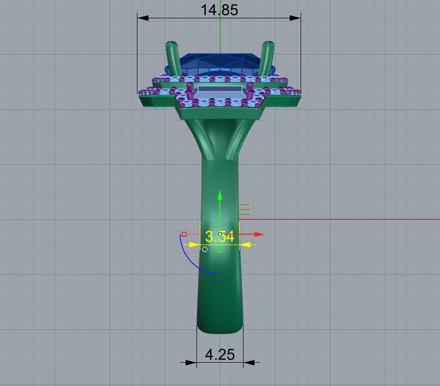 Ring cushion-cut 3D print model_5