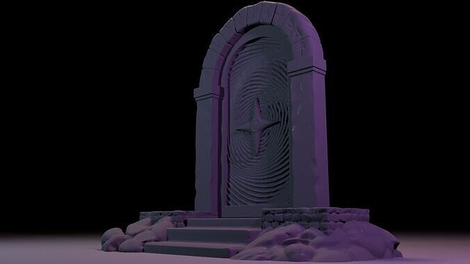 Arcane portal 3D print model