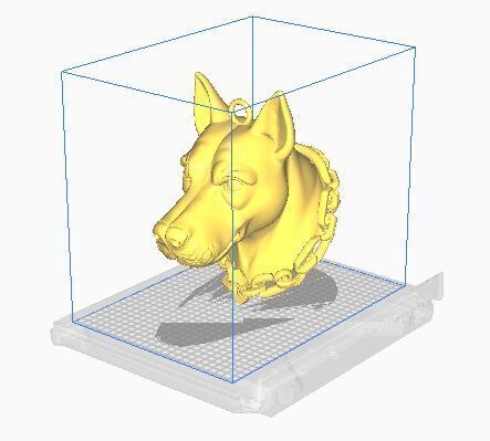 pitbull head 3D print model_9