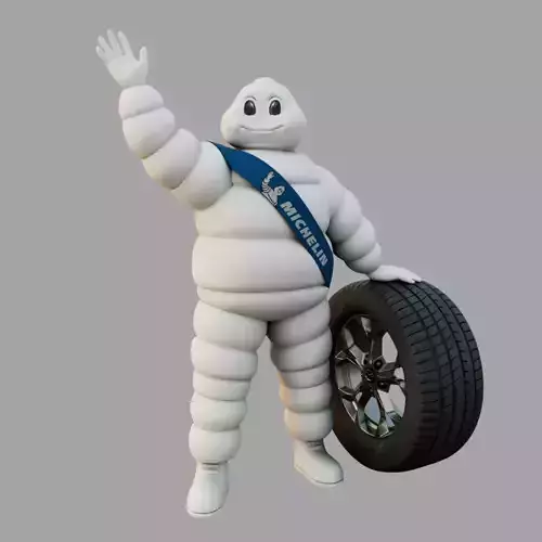 Michelin Mascot Free 3D model