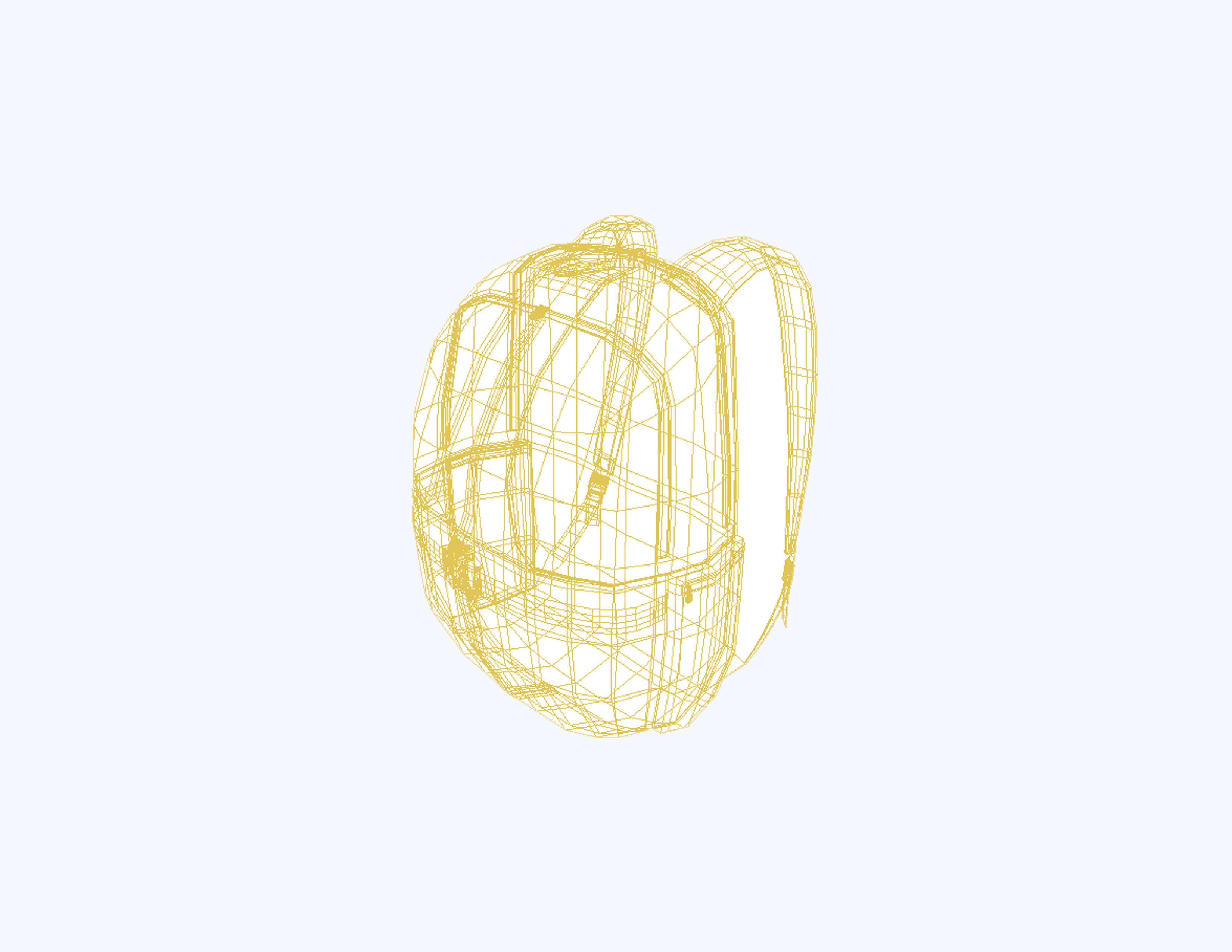 Backpack 01 3D Model Low-poly 3D model_8