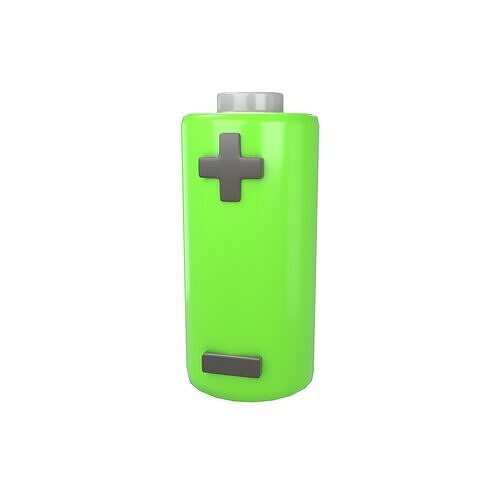 Battery Icon v1 001 Low-poly 3D model