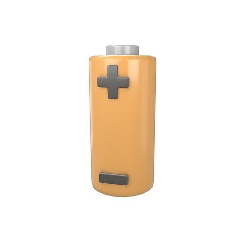 Battery Icon v1 002 Low-poly 3D model