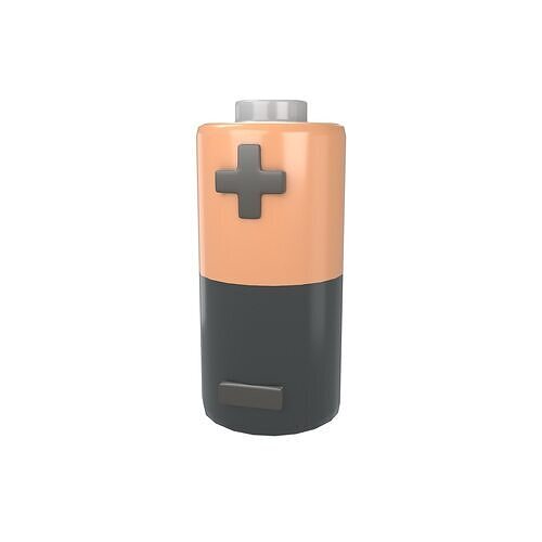 Battery Icon v1 003 Low-poly 3D model