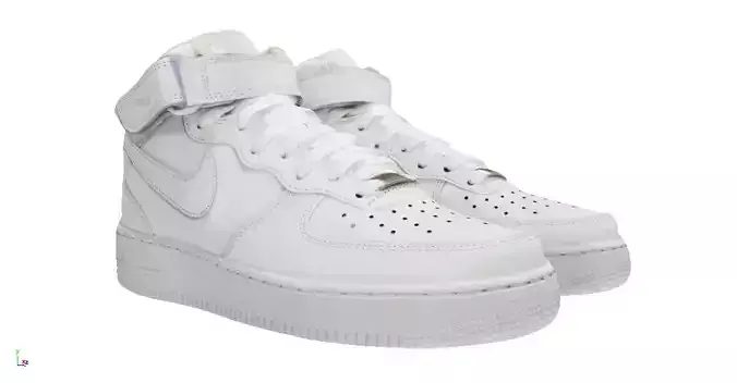 NIKE air force one 1 white high